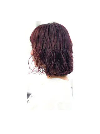 ミディアム カラー ワタベ ハヤト/ トップデザイナーのヘアスタイル