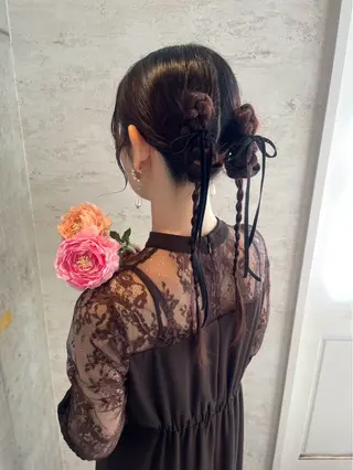 ロング ヘアアレンジ Reve  resort所属・美髪× ヘアセット✨Araiのヘアスタイル