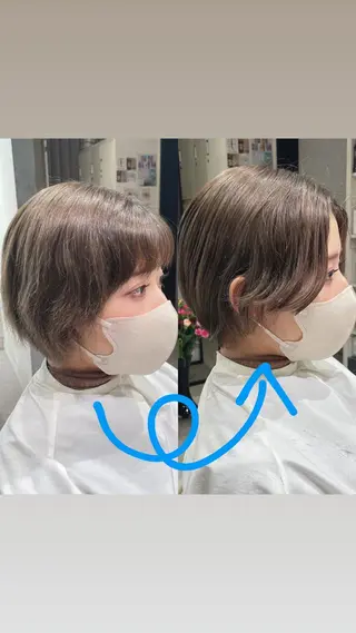 ショート 🦋美髪／エクステ 🦋アベイクミのヘアスタイル