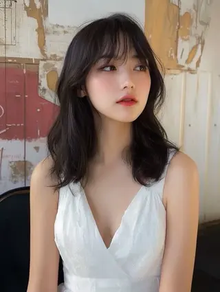 ミディアム nest. りゅうせいのヘアスタイル