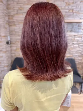 ミディアム ブリーチ/ ダブルカラー/RYOのヘアスタイル