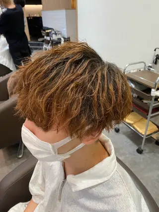 パーマ メンズ メンズ特化LIBER 石川玲央のヘアスタイル