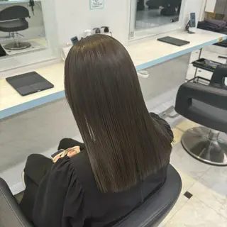 ロング カラー 🩷モテ髪&透明感 🩷ミルクティー🩷のヘアスタイル