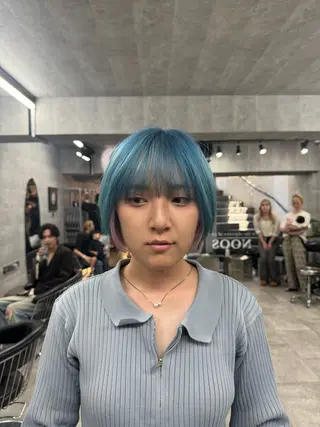 ショート カラー NOOS omotesando所属・You⚡️髪質改善/ レイヤーカット/ボブのヘアスタイル