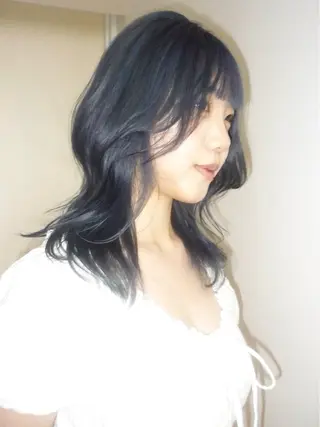 ロング カラー 🌟暖色系ハイトーン 🌟AIのヘアスタイル