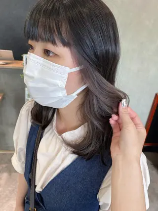 ミディアム カラー 🕶️佐藤 海李🐏のヘアスタイル