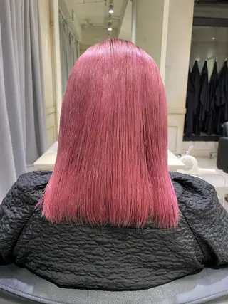 ミディアム カラー 🟠髪質改善縮毛矯正 刑部一哉🟠のヘアスタイル