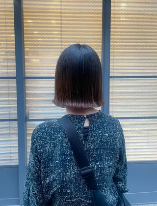ショート 🪸暖色艶カラー/ shiori🫧のヘアスタイル