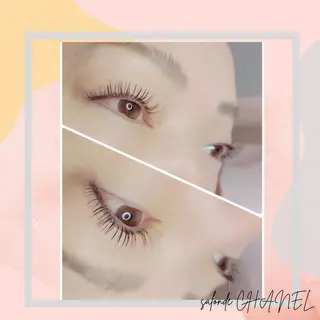 セミロング カラー パーマ ヘアアレンジ メンズ キッズ ネイル マツエク・マツパ アイブロウ salonde CHANELのマツエク・マツパデザイン