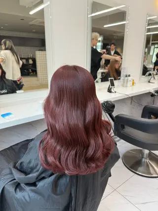 ロング カラー ヘアアレンジ 💗横浜美容室 💗HARUNAのヘアスタイル