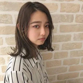 ミディアム 冨木 雄斗のヘアスタイル
