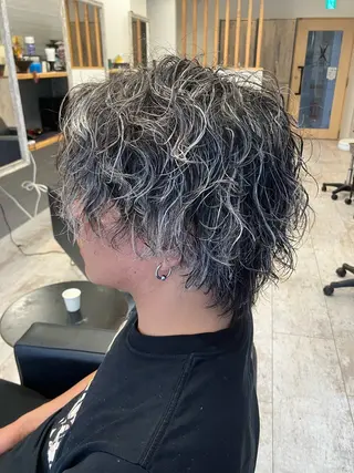 パーマ メンズ メンズ特化/パーマ/ フェードWATARUのヘアスタイル