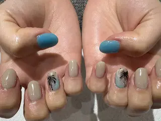 ネイル マミーナオレンジ mihoのネイルデザイン