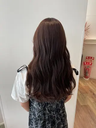 ロング カラー k-twoたき✨艶感 カラー／美髪矯正のヘアスタイル