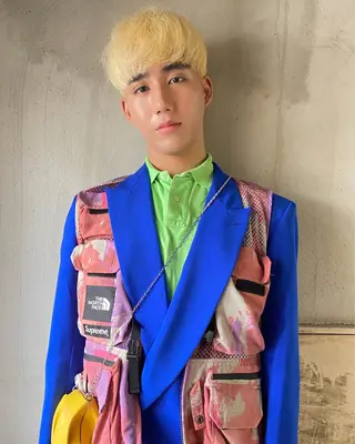 カラー メンズ パーマ、髪質改善 カズマのヘアスタイル