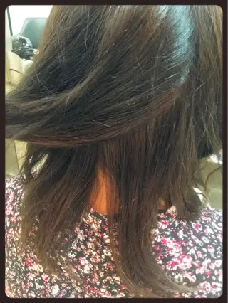 ミディアム カラー 斎藤 みくのヘアスタイル