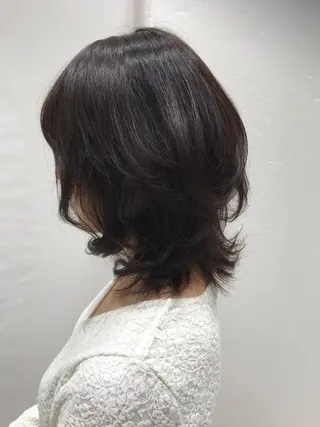 ミディアム 中野 克也のヘアスタイル