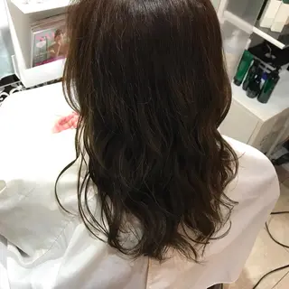 ミディアム カラー 髪質改善/痛ませ ないカラー/西村航大のヘアスタイル