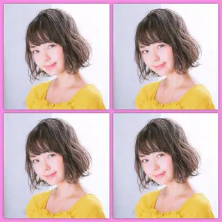 ショート パーマ ハイトーンデザイン カラー特化🌟木下のヘアスタイル