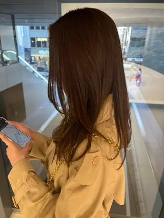 ロング カラー 透明感カラー/ イルミナカラーヒロキのヘアスタイル