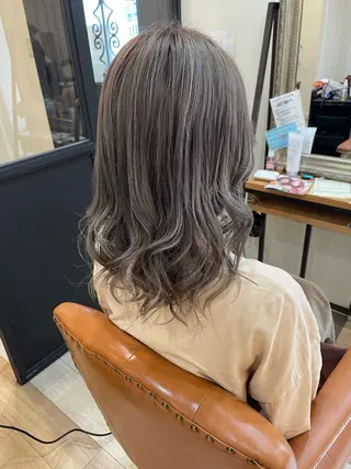 セミロング 亀川蓮 Agu hairのヘアスタイル