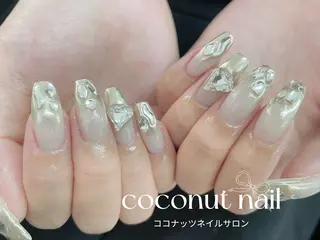 ネイル 神田 ココナッツのネイルデザイン