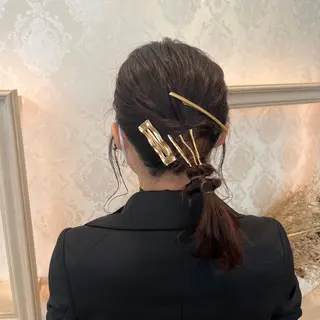 ヘアアレンジ SALOWIN川崎WEST店所属・🌷川崎/アレンジ/ 暖色ボブ/コトネ🌷のヘアスタイル