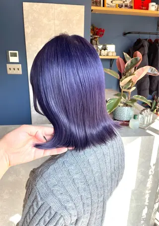 ミディアム RINOSHORES YOKOHAMA.日本大通り店所属・ハイトーン nagisaのヘアスタイル