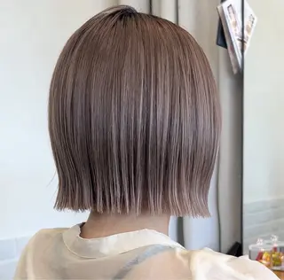 ミディアム 銀座/前髪顔まわり/ 透明感カラー/danのヘアスタイル