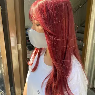 ロング しもかわ かほのヘアスタイル