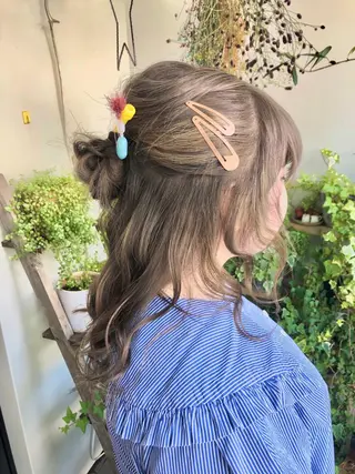 ミディアム カラー ✂︎岡根 京花✂︎のヘアスタイル