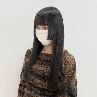 ロング カラー ヘアアレンジ キヨミ 韓国レイヤーカットのヘアスタイル