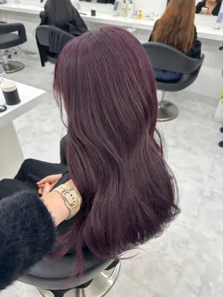 ロング カラー パーマ ヘアアレンジ メンズ キッズ ♥️韓国ヘア レイヤー♥️ゆりのヘアスタイル