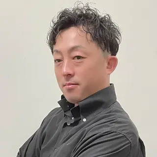 パーマ メンズ 髙田 聖弥のヘアスタイル