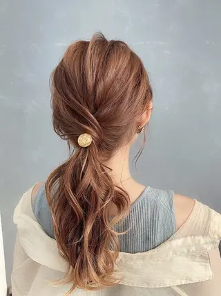 セミロング カラー 銀座《髪質改善》 垢抜け✨布施拓也のヘアスタイル