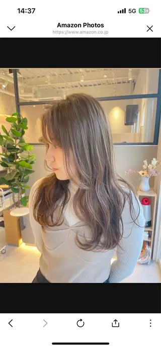 ロング カラー ✨艶髪職人艶カラー✨ 中本輝人のヘアスタイル