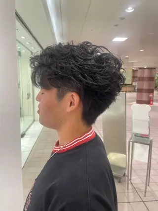 ショート パーマ メンズ TAYA千葉そごう店所属・【千葉駅南口歩1分】 MAKAのヘアスタイル