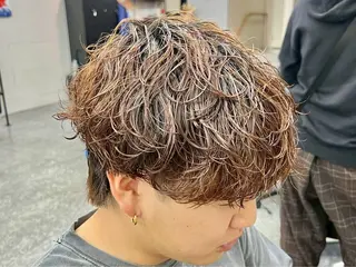 パーマ メンズ 小川 康生のヘアスタイル