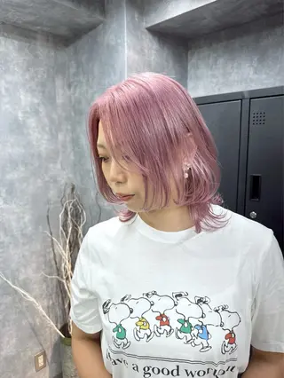 ミディアム カラー 【.ico】心斎橋 飛田ゆうきのヘアスタイル