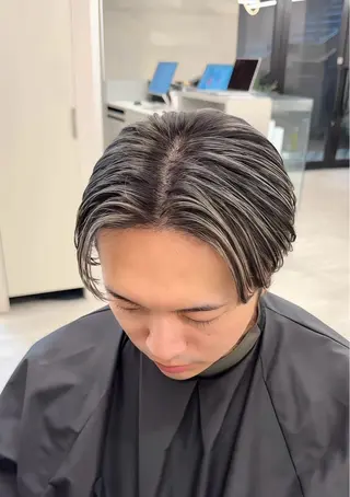 ショート 🇺🇸ルミナ🔥 外国人風ハイライトのヘアスタイル