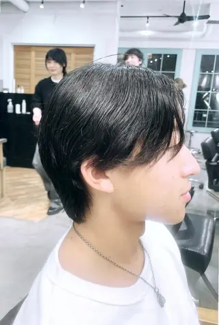 パーマ メンズ RIN／韓国ヘア レイヤーカットのヘアスタイル