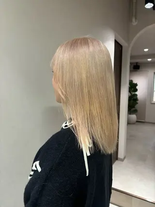 セミロング カラー 🐼 こゆきのヘアスタイル