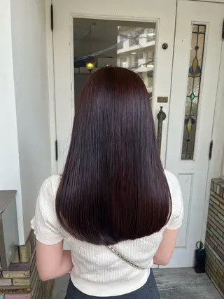 セミロング 【艶髪カラー】 omiのヘアスタイル