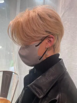 ミディアム メンズ メンズ/艶髪/カラー サクラ🌸のヘアスタイル