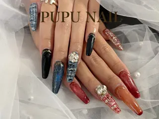 ロング kido chieのネイルデザイン