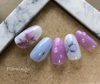 ネイル 40代からの爪を守る ×ケア重視サロン♡のネイルデザイン