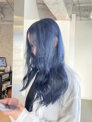 セミロング カラー ヘアアレンジ 🎗秋山勇 /三宮指名No.1のヘアスタイル