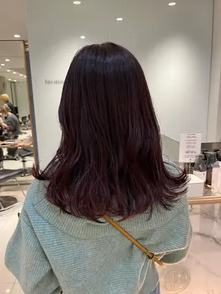 ミディアム カラー ヘアアレンジ stylist ◎RUKI.のヘアスタイル
