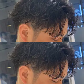 パーマ 神奈川大学最寄り白楽 三本松巧のヘアスタイル