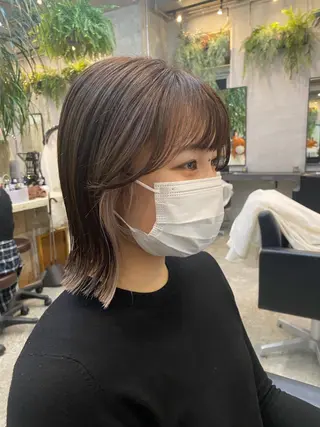 カラー yamashita moekaのヘアスタイル